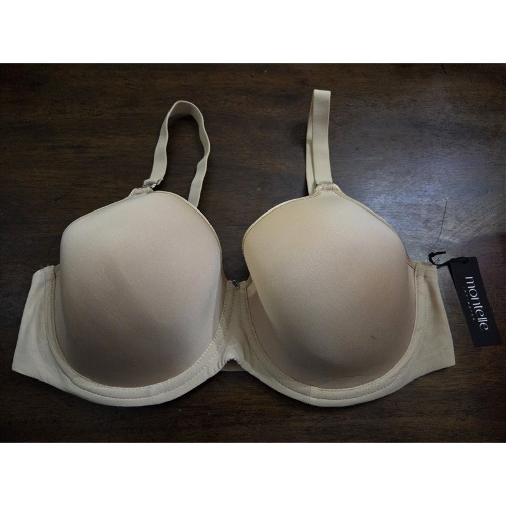 NWOT Montelle 36B Spacer Balconette Underwire 9321 Beige 131943 - Picture 3 of 3